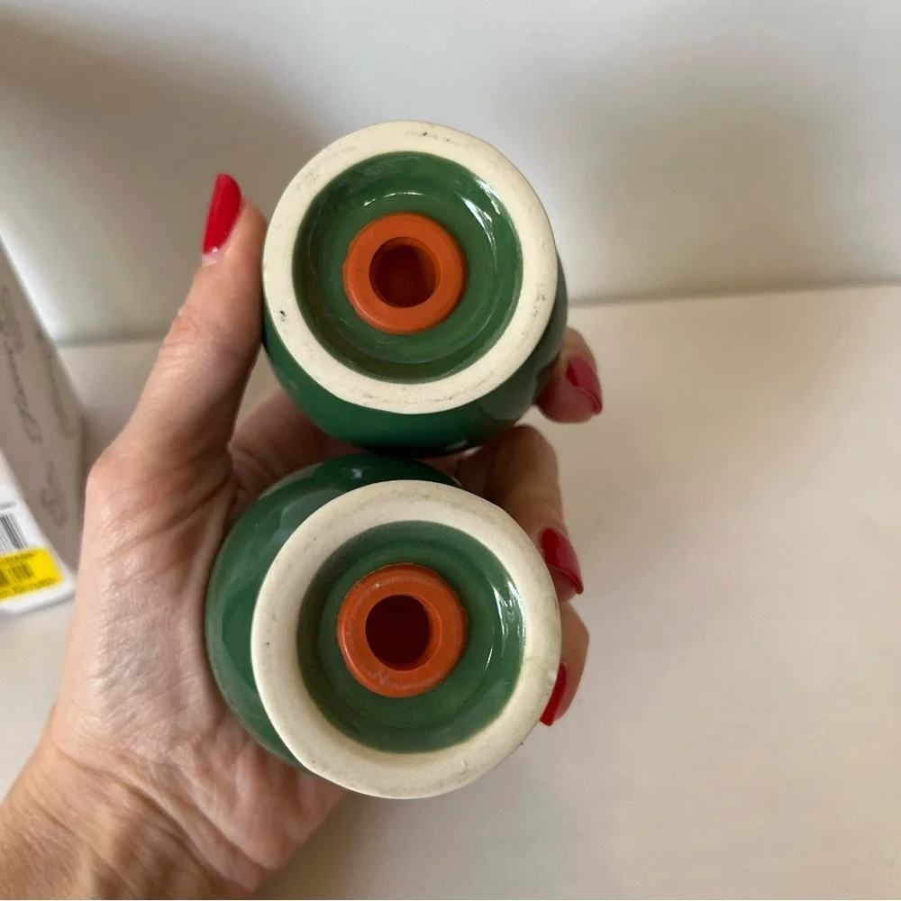 Fiesta Dark Green Salt & Pepper Shakers